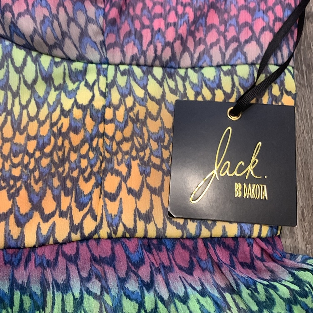 Jack By BB Dakota NWT SZ 6 Animal Core Print.Mardi Gras/ Party - Picture 3 of 12